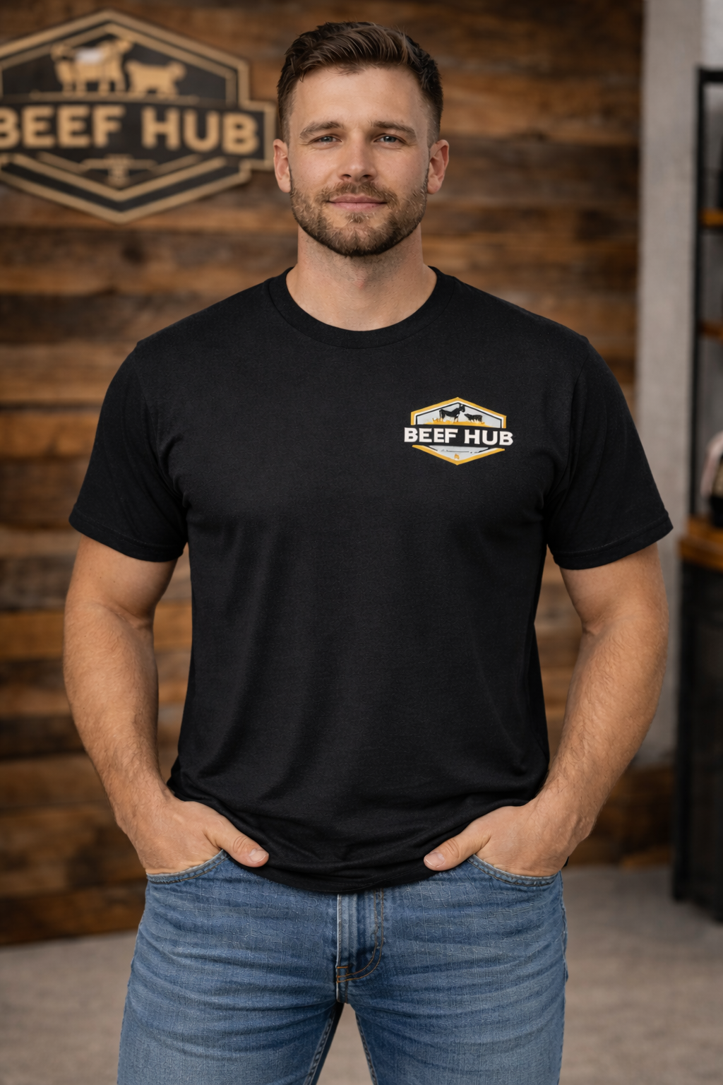 Beef Hub Signature Tee – Classic Black